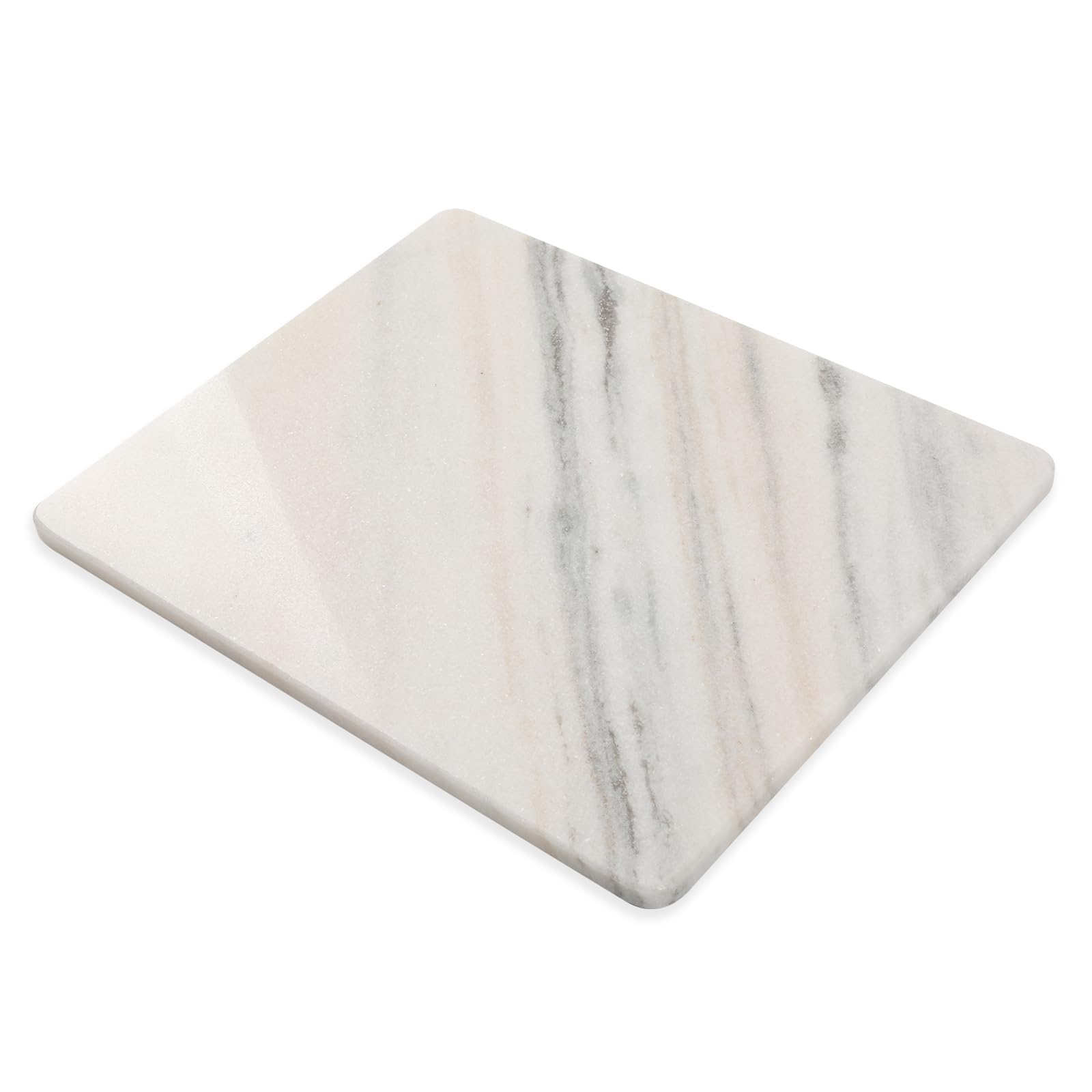 White Marble Non‑Slip Pastry Cheese Board