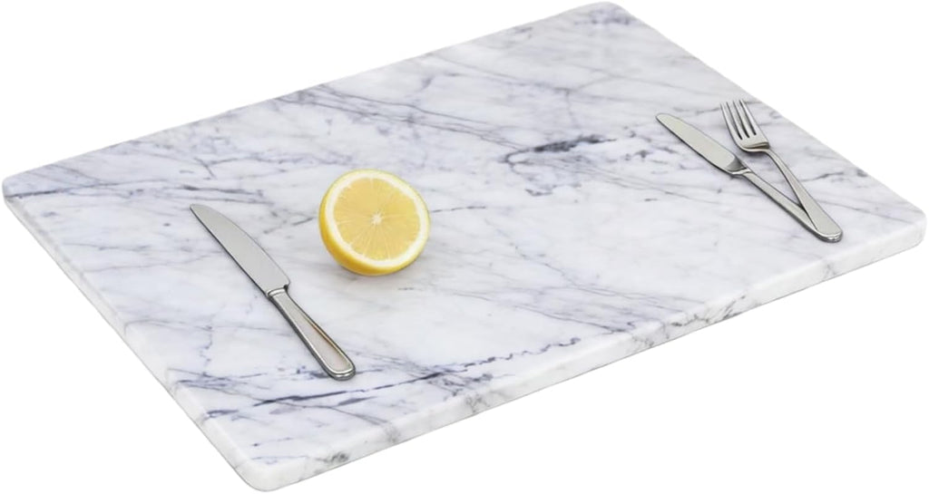 White Marble Extra‑Large Pastry Board