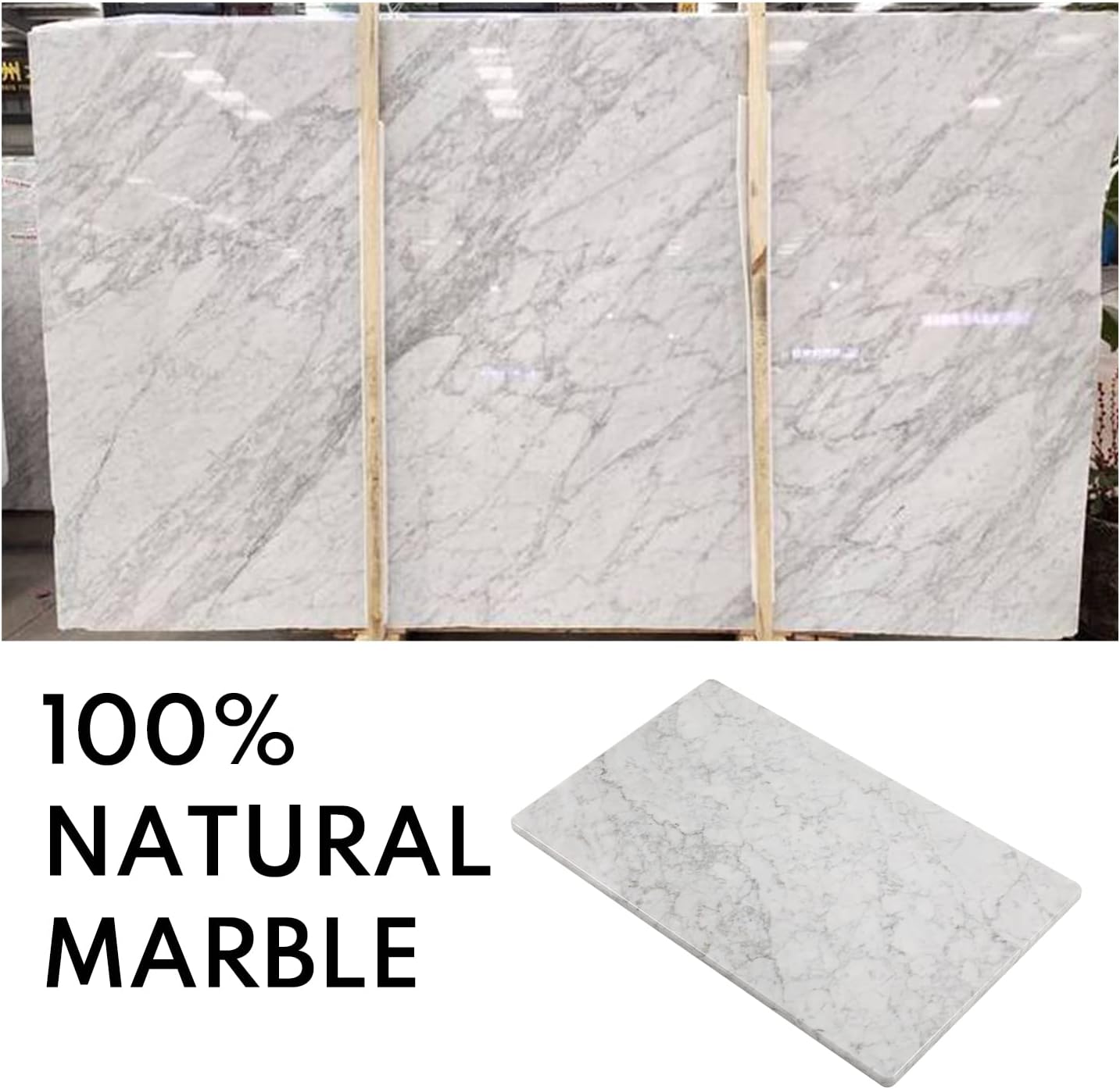 White Marble Kitchen Pastry Board