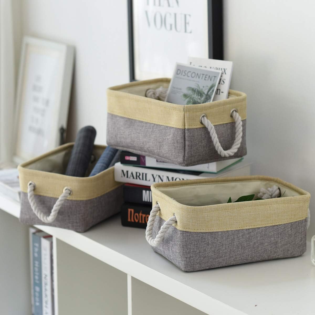 Decorative Fabric Shelf Storage Baskets