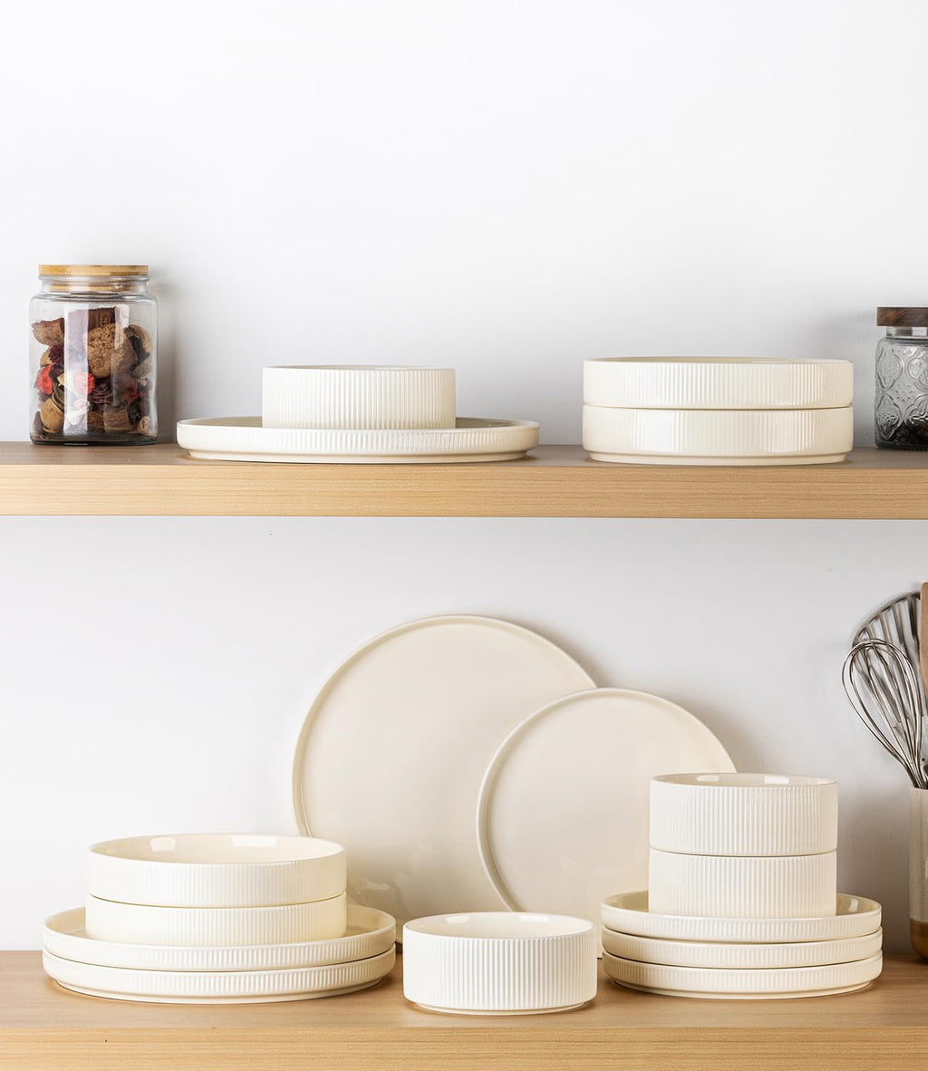 Ceramic Dinnerware Plate Bowl Set