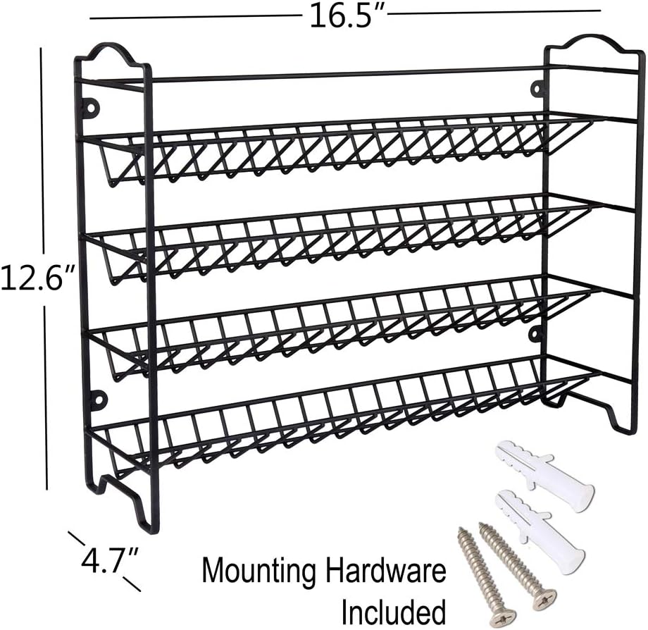 Spice Rack Organizer with Spice Jars
