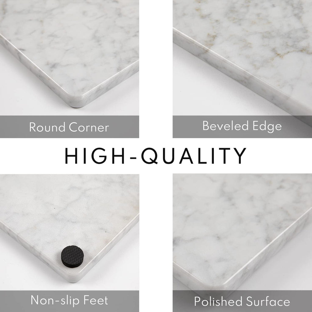 White Marble Kitchen Pastry Board