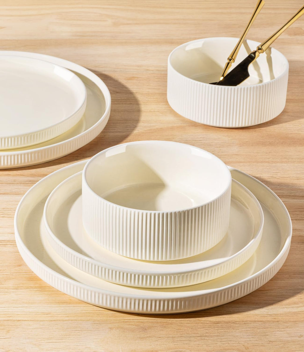 Ceramic Dinnerware Plate Bowl Set