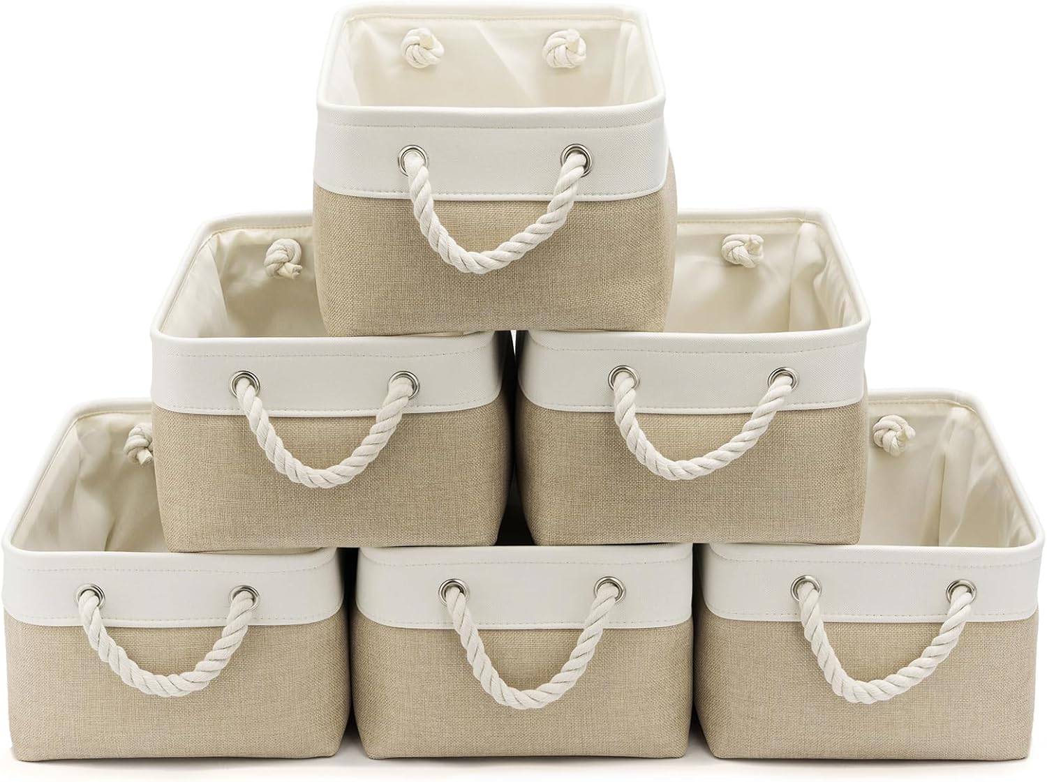 Fabric Storage Bins With Sturdy Handles