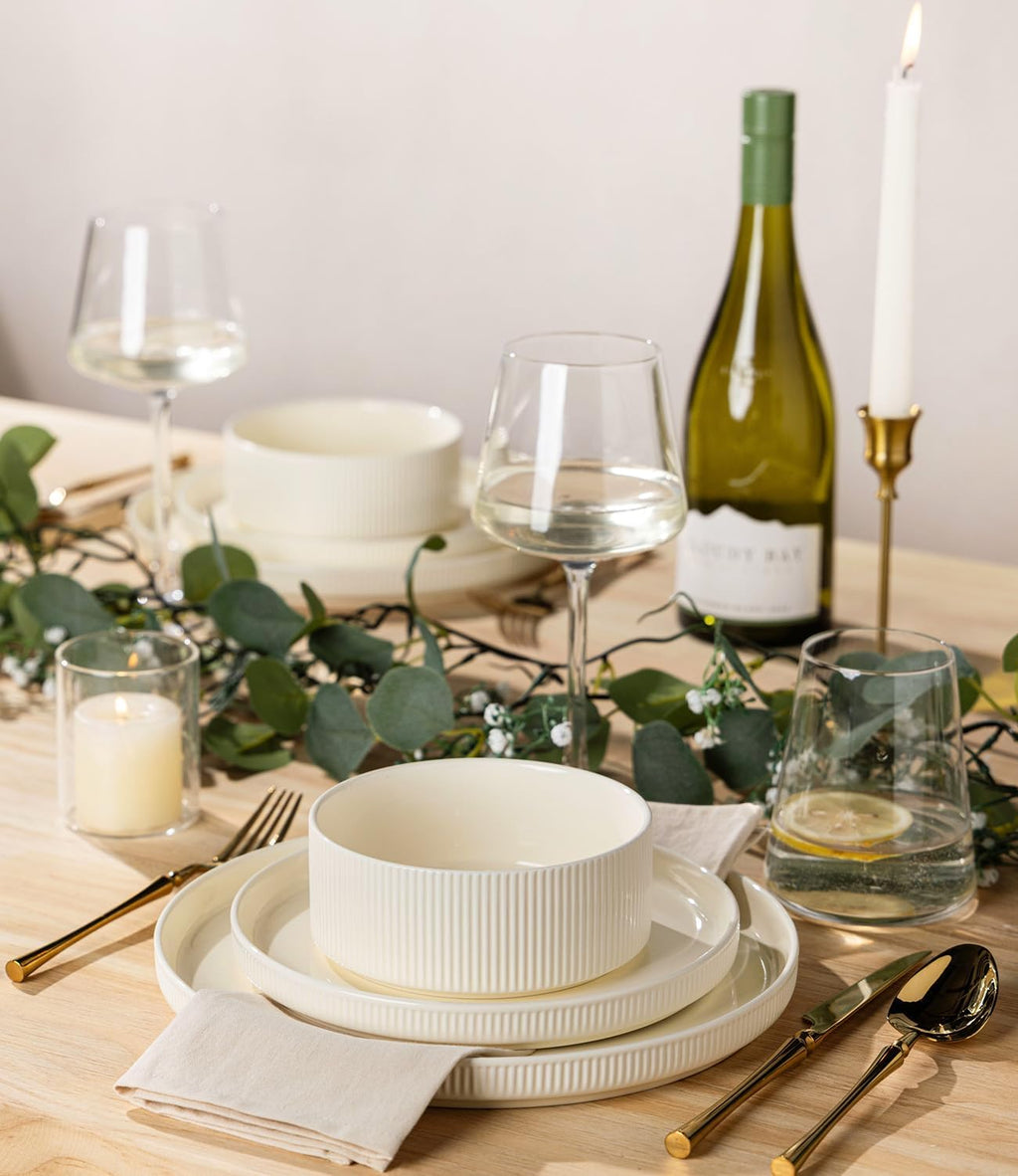 Ceramic Dinnerware Plate Bowl Set