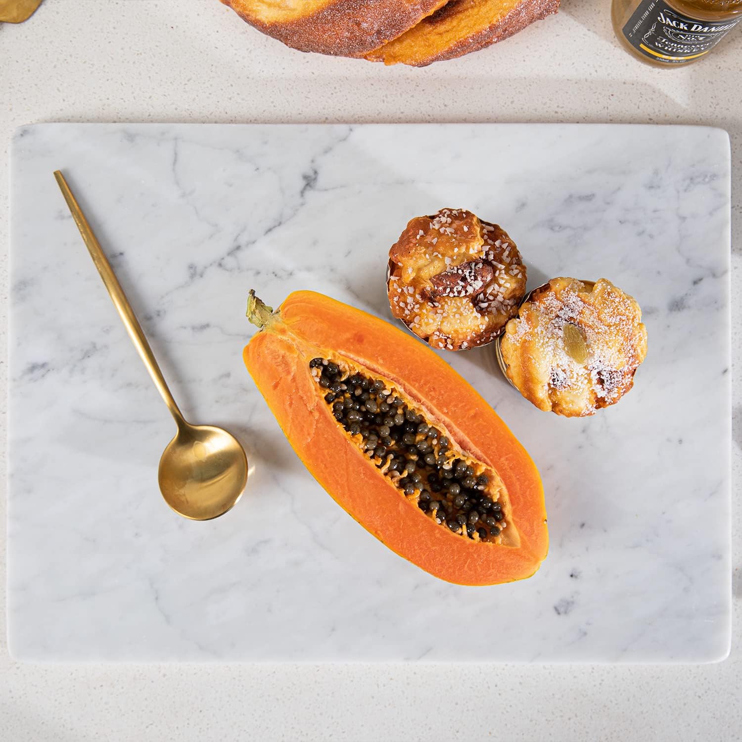 White Marble Kitchen Pastry Cutting Board