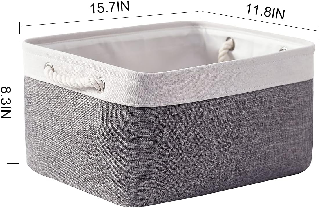 Collapsible Fabric Shelf Storage Bins