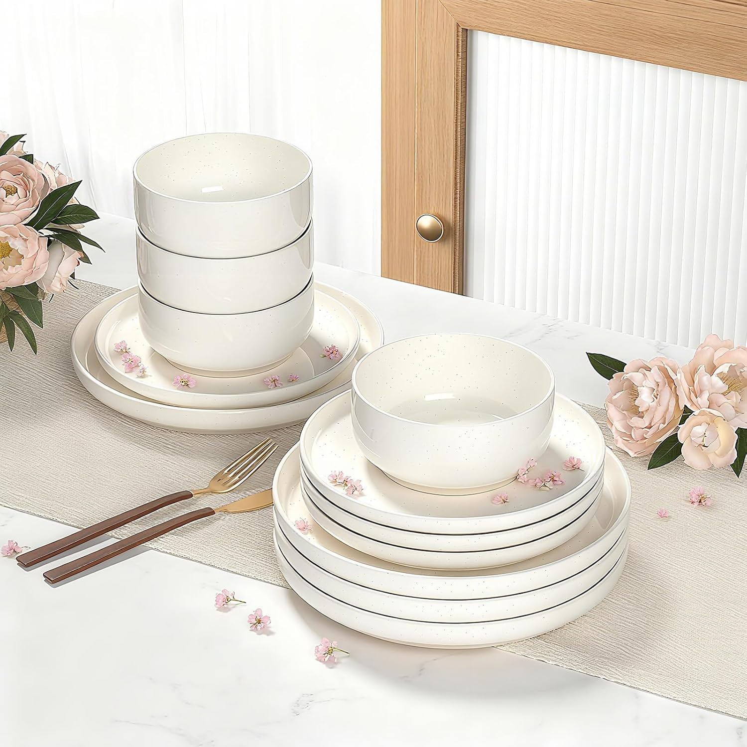 Ceramic Dinnerware Plate Bowl Set