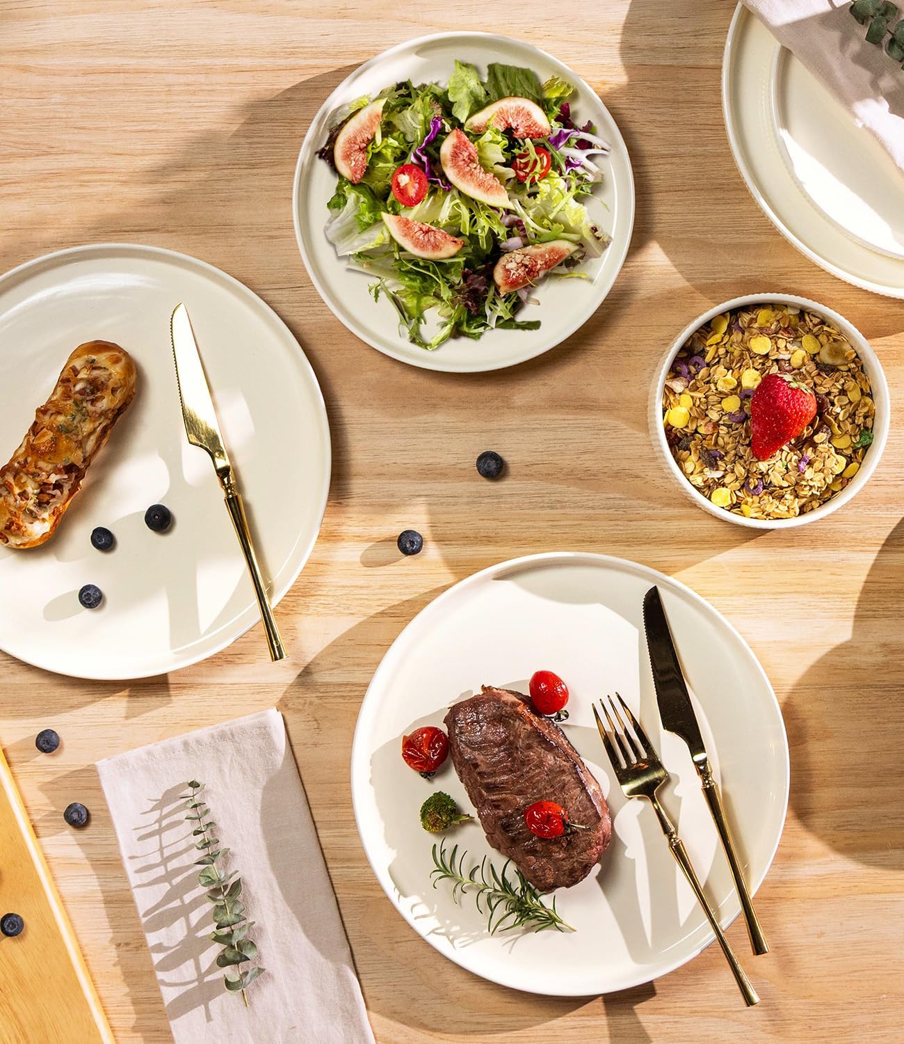 Ceramic Dinnerware Plate Bowl Set
