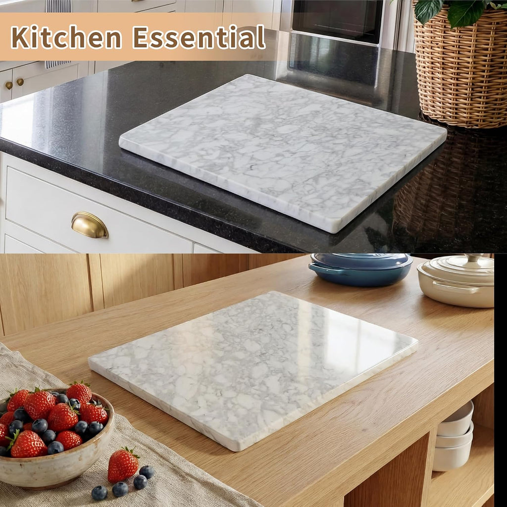 White Marble Kitchen Pastry Cheese Board
