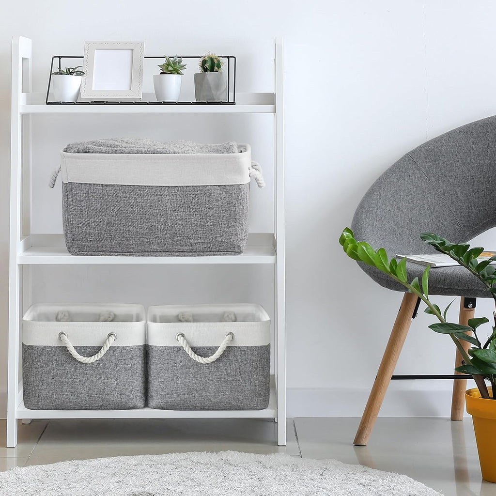 Collapsible Fabric Shelf Storage Bins