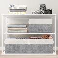 Foldable Fabric Storage Baskets With Handles